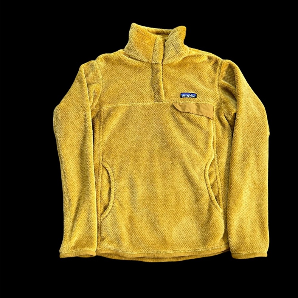 Patagonia women’s size medium nectar prairie gold rare snap t pullover